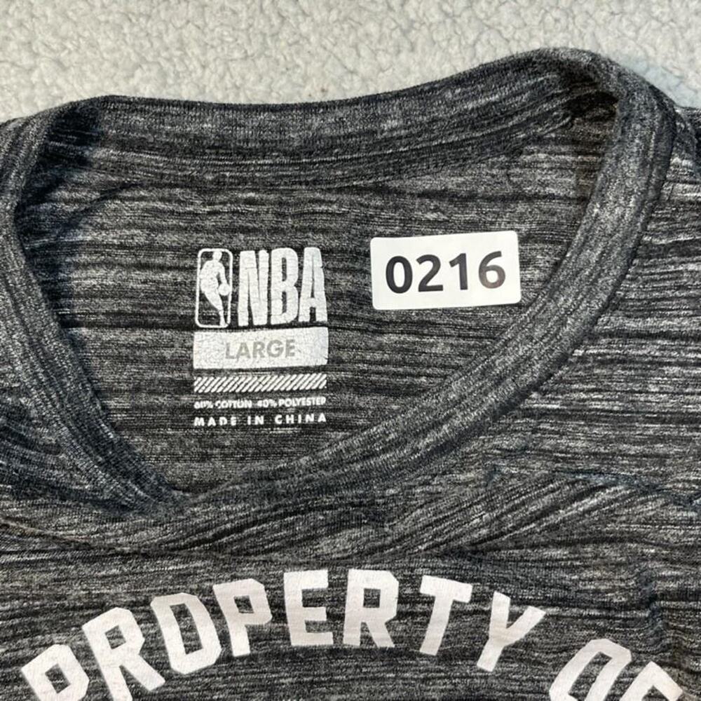 NBA Basketball Shirt Mens Large Heather Gray Athletic Dept Est 1946 Graphic Tee - Picture 4 of 7